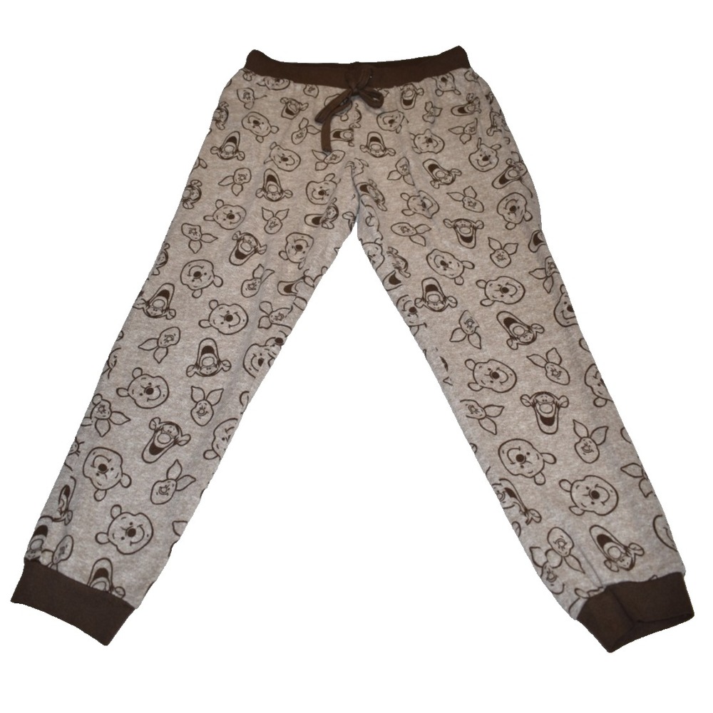 Disney Winnie The Pooh Pajama Pants Womens Medium M Tigger Piglet Lounge Joggers